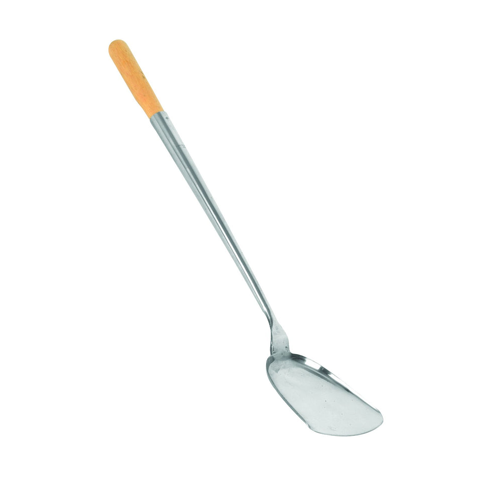 Thunder Group SLSPA002 Stainless Steel Wok Ladle with Wood Handle 17-3/4"