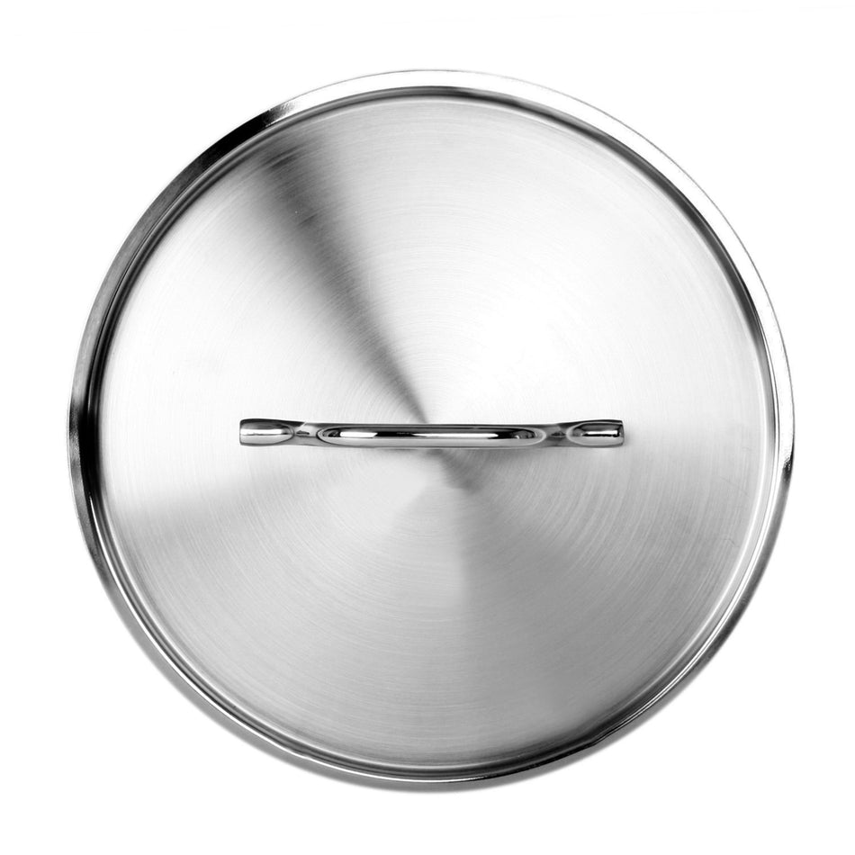 11" Diameter x 1/2" Thickness, Lid fits SLSPC012, Stainless Steel 18/8, 304 Material, Dishwasher Safe, Oven Safe, Heavy-Duty, NSF