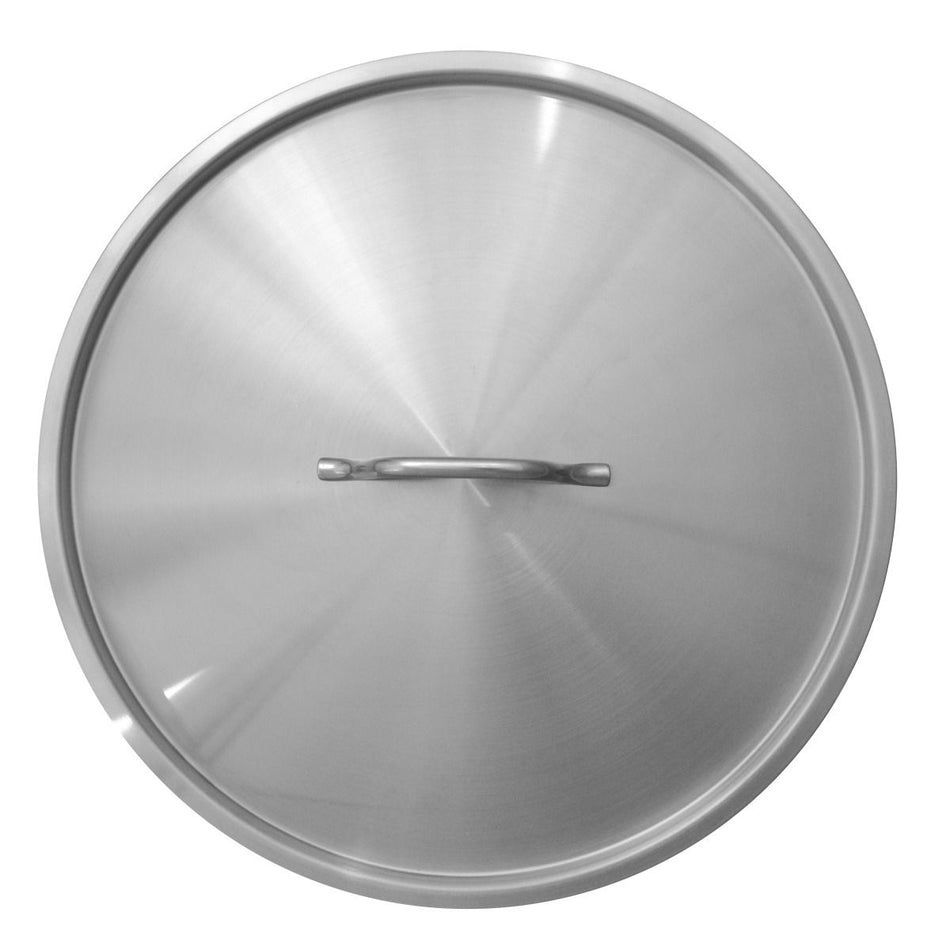 Thunder Group SLSPS4060C 18-1/2 Inch Stock Pot Lid Heavy-Duty Stainless Steel with Descriptors