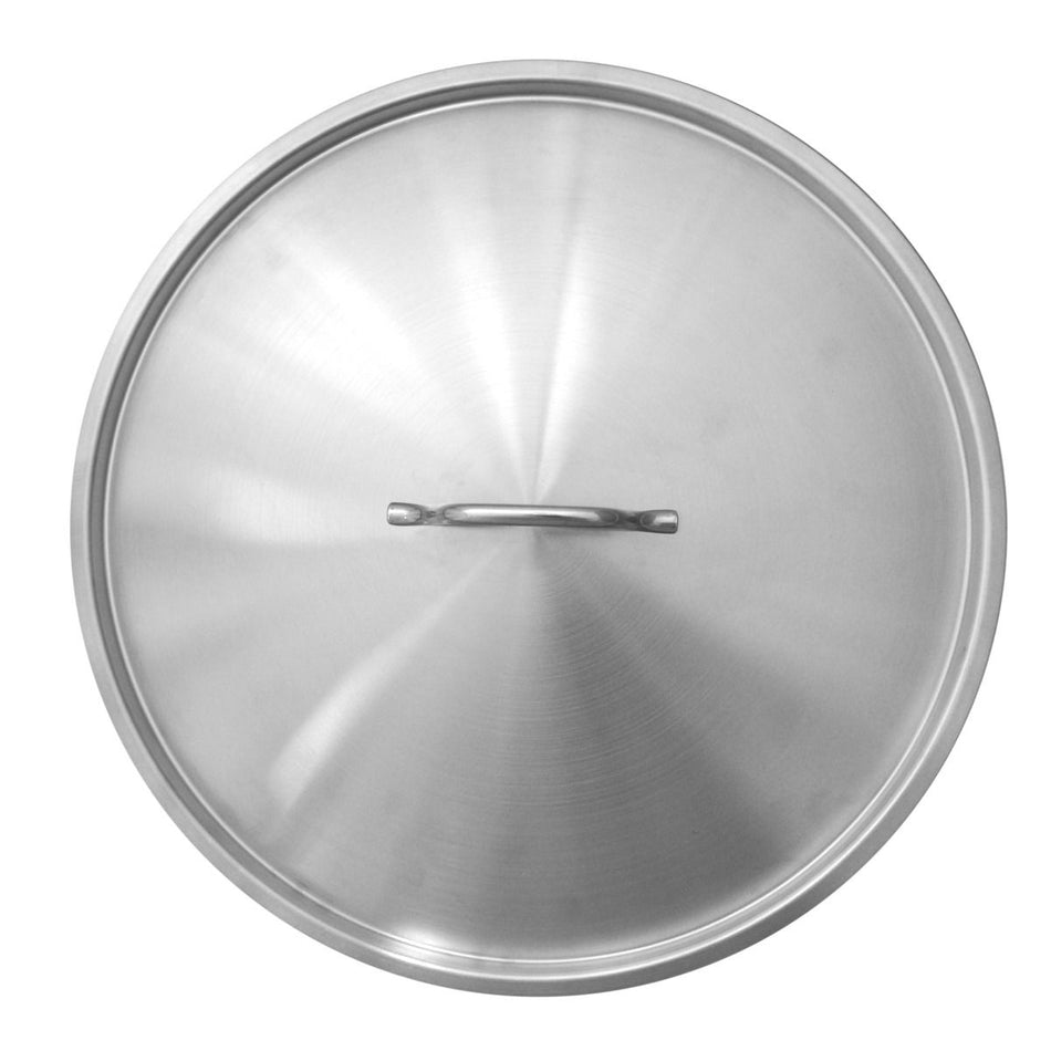 Thunder Group SLSPS4100C 20-3/8 Inch Stock Pot Lid Stainless Steel with Descriptors