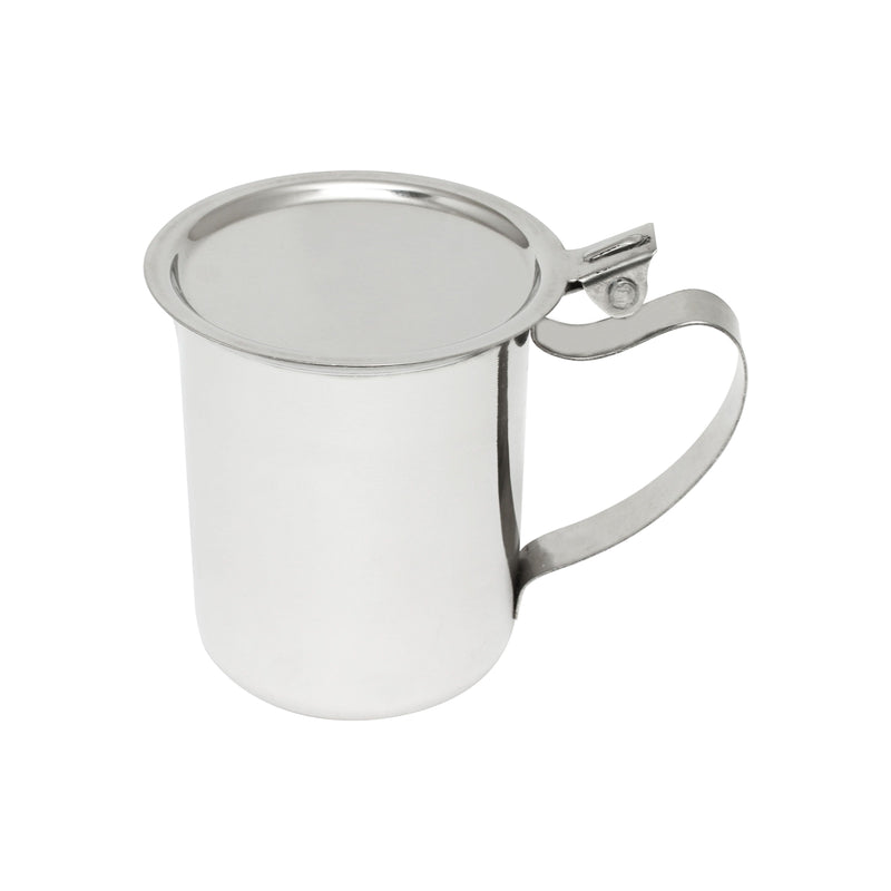 Thunder Group SLSR210 10 Oz Stacking Teapot Hinged Cover Stainless Steel Mirror Finish