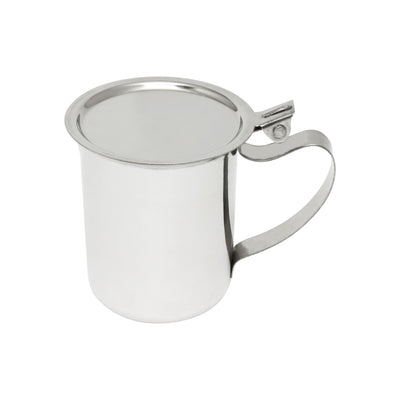 Thunder Group SLSR210 10 Oz Stacking Teapot Hinged Cover Stainless Steel Mirror Finish