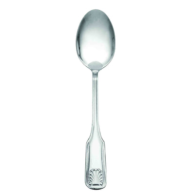 Thunder Group SLSS004 7.52 Inch Dessert Spoon Sea Shell Mirror Finish 18/0 Stainless Steel