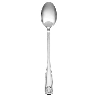 Thunder Group SLSS005 7.52 Inch Iced Tea Spoon Mirror Finish Sea Shell 18/0 Stainless Steel