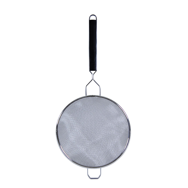 Thunder Group SLSTN5410PB 10 Inch Mesh Strainer Black Plastic Handle Stainless Steel