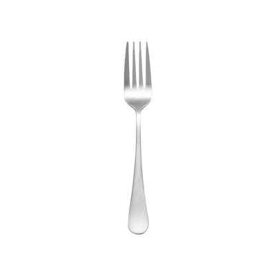 Thunder Group SLTE106 7.48 Inch Dinner Fork with Simple Line-trimmed Handle Stainless Steel Bright Finish
