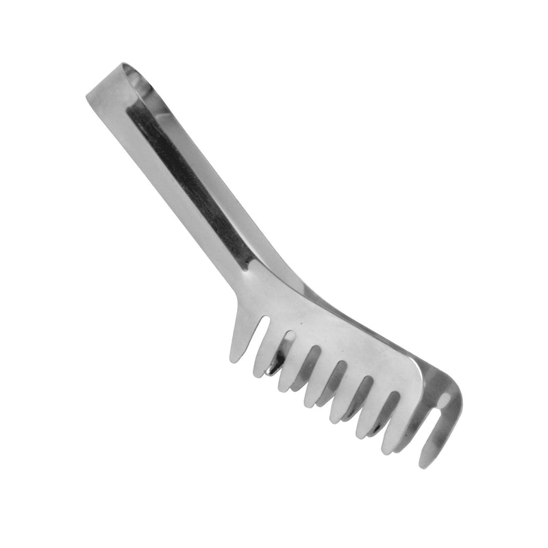 Thunder Group SLTG208 8 Inch Spaghetti Tongs One-Piece Stainless Steel