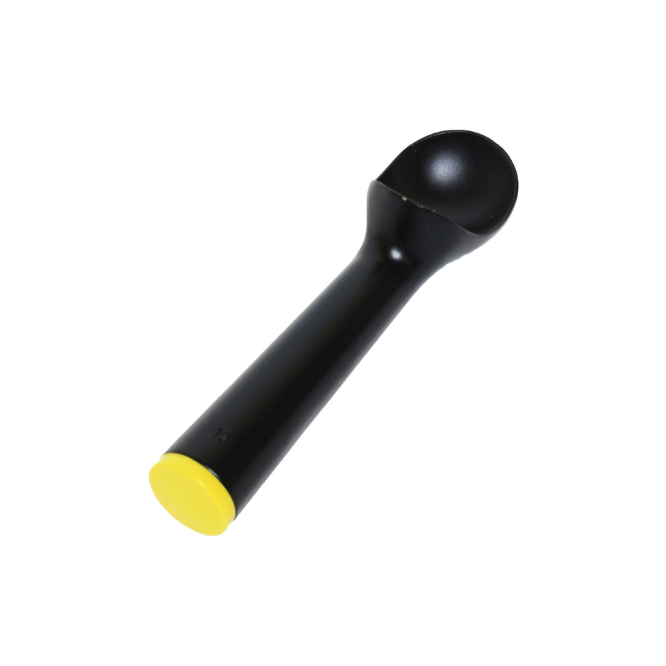 3 oz, 7-1/8" x 2" x 1-5/8", Non-Stick Dipper, Yellow Color, Aluminum Alloys with Teflon Coating and Antifreeze Solution Filled-in, Color Coded