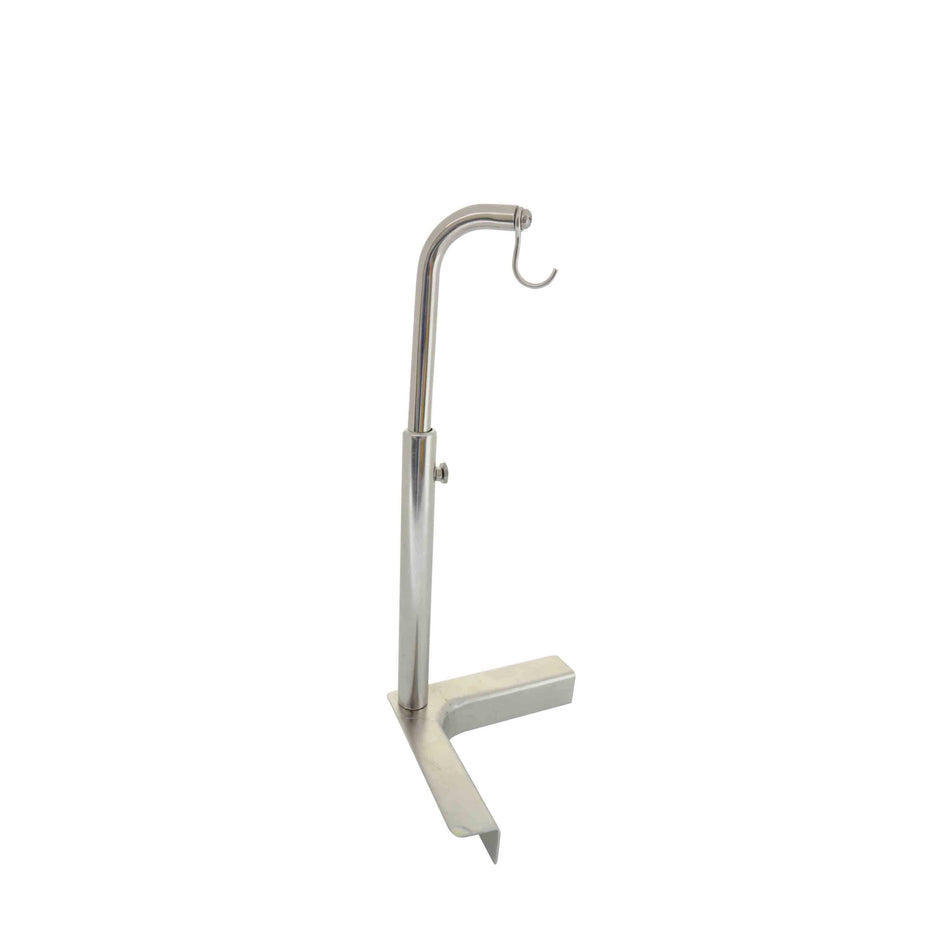 5" x 5" x 9-3/4", Utensil Holder, Hook Style, Stainless Steel 18/8, 304 Material, Adjustable height, Fits most buffet tables