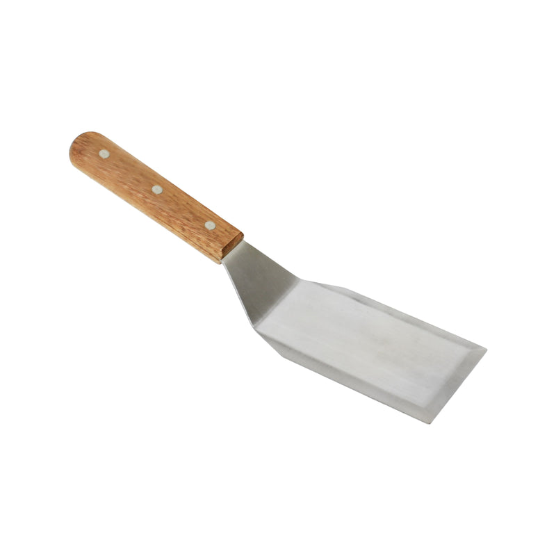 Thunder Group SLTWHT003 3 Inch Blade Hamburger Turner Solid Wood Handle Stainless Steel
