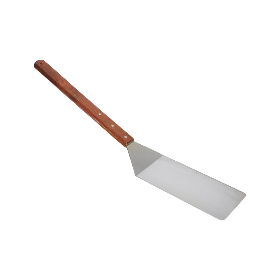 9" x 4-1/4" x 25-1/2", Square Pizza Server, Stainless Steel with Wooden Handle