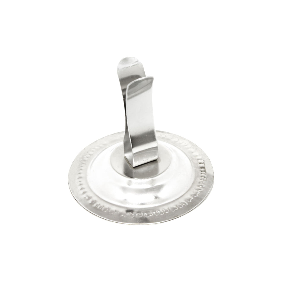 6" Overall Height, 2-1/2" Diameter base with 2-1/2" Clip Height, Menu Holder, Stainless Steel