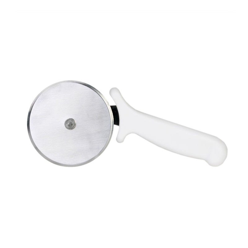 Thunder Group SLTWPC004 4 Inch Diameter Stainless Steel Wheel Pizza Cutter with Plastic Handle
