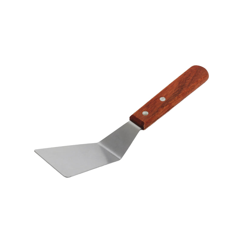 Thunder Group SLTWPS003 3 Inch Wood Handle Pizza Server Stainless Steel with Square Blade