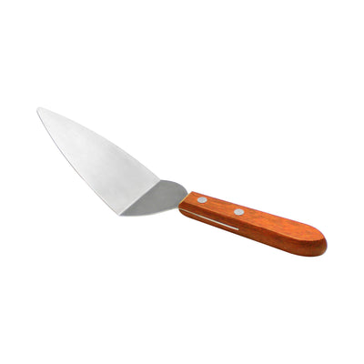 Thunder Group SLTWPS005 3 Inch Blade Pizza Server with Wood Handle Stainless Steel