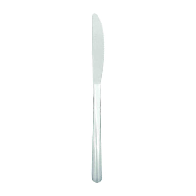 Thunder Group SLWD109 8.54 Inch Heavy Weight Dinner Knife Solid Stainless Steel Bright Finish