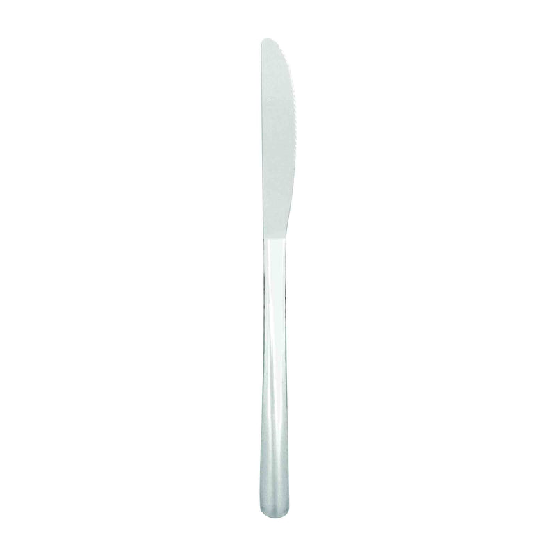 Thunder Group SLWD109 8.54 Inch Heavy Weight Dinner Knife Solid Stainless Steel Bright Finish