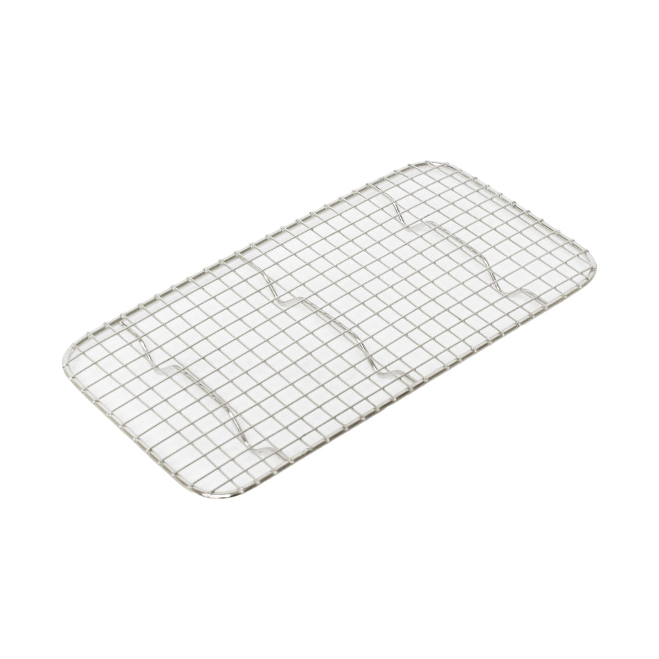 5" x 10" Third Size Wire Grate with Stable Feet, allows pastries to cool down, Chrome Plated,