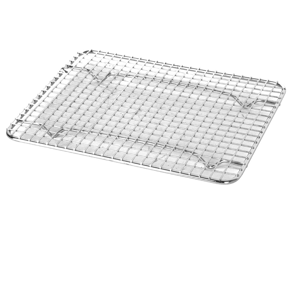 8" x 10", Half Size Wire Grate with Stable Feet, allows pastries to cool down, Chrome Plated,