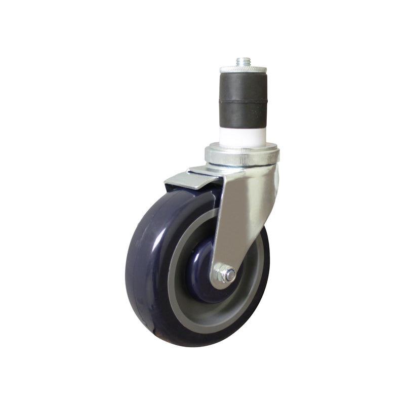 Thunder Group SLWTC005 5 Inch Stem Caster Heavy-duty Without Brake