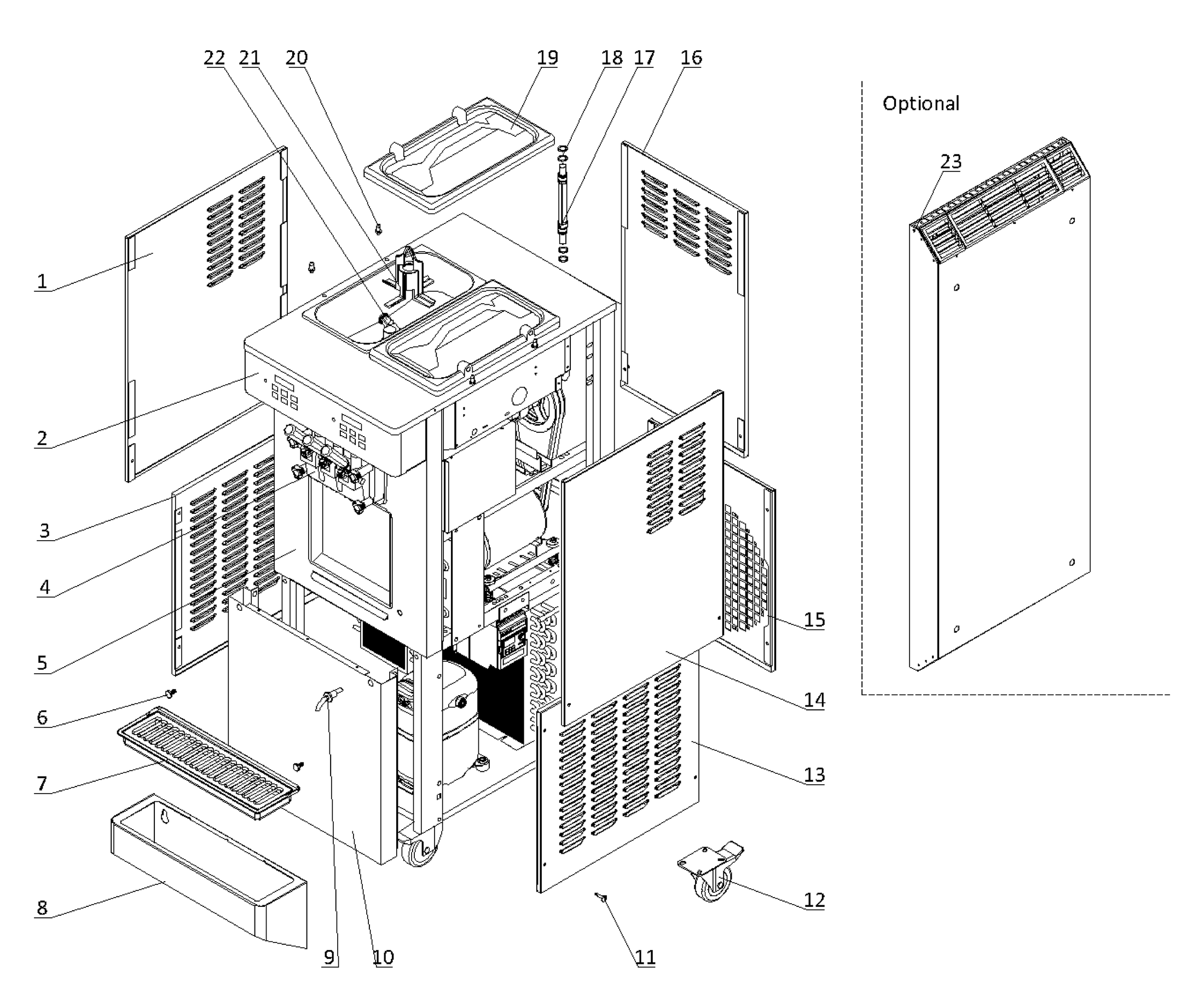 External Parts schematic