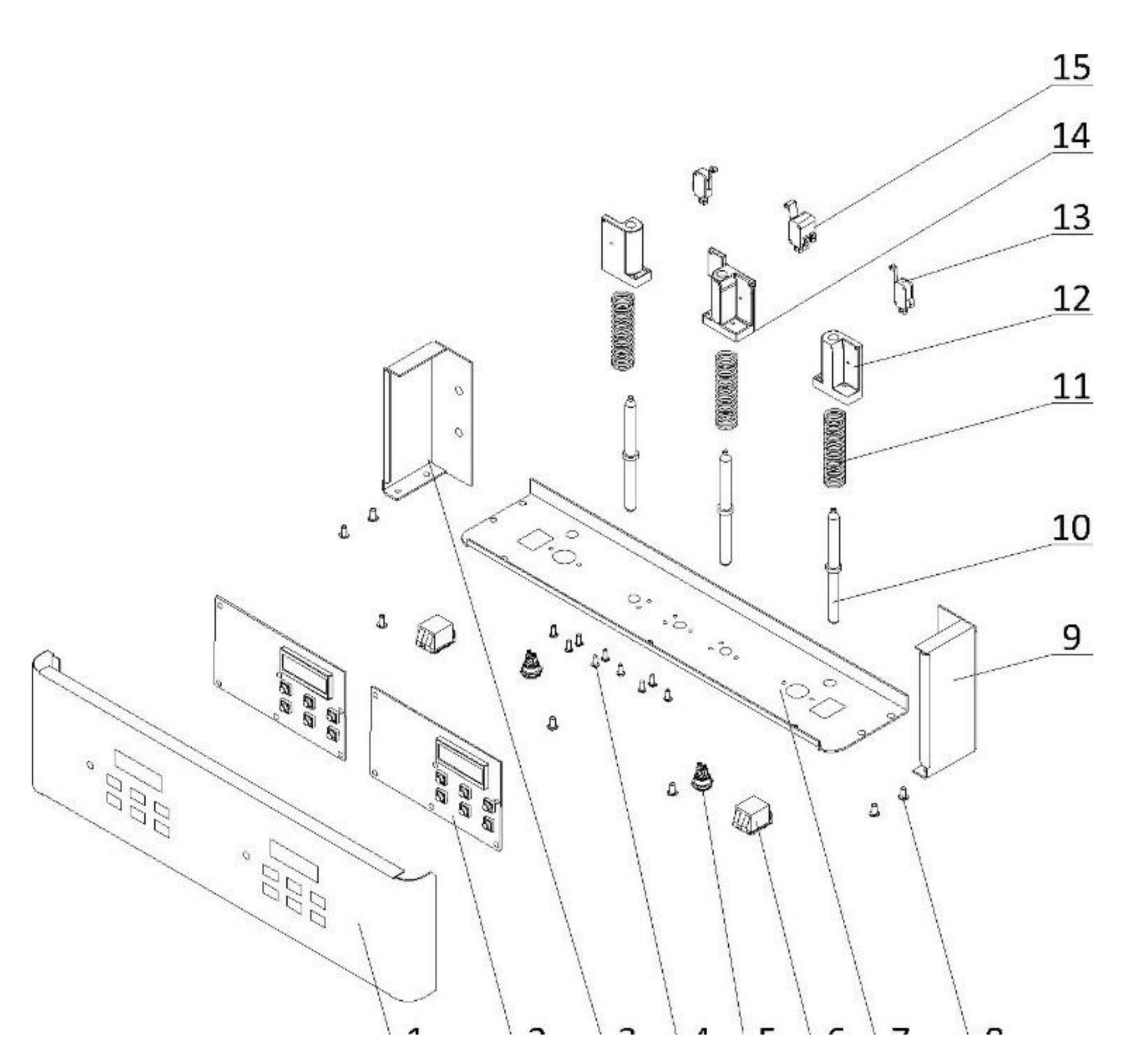Draw Switch & Control Panel schematic