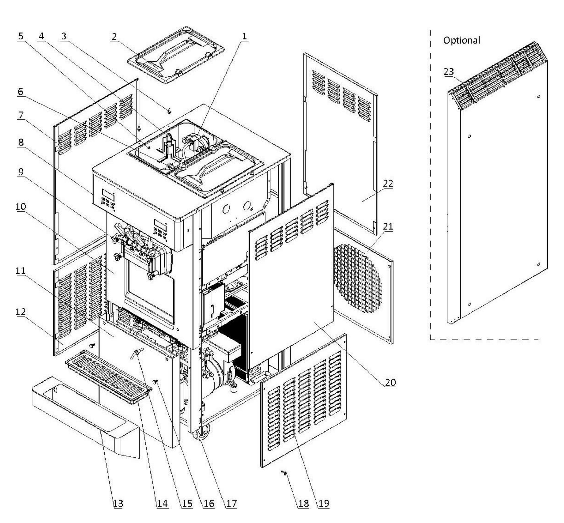 External Parts schematic