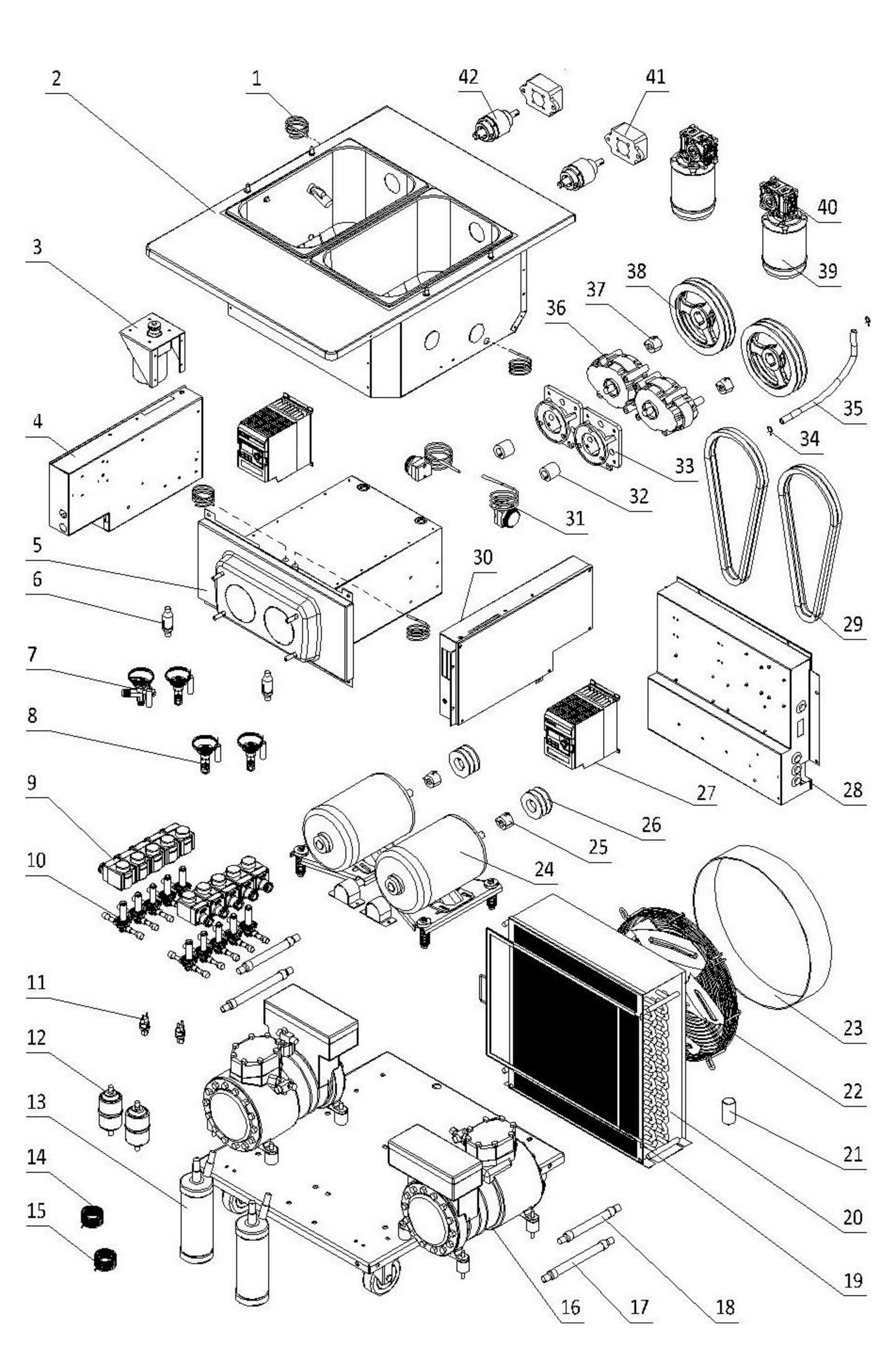 Internal Parts schematic
