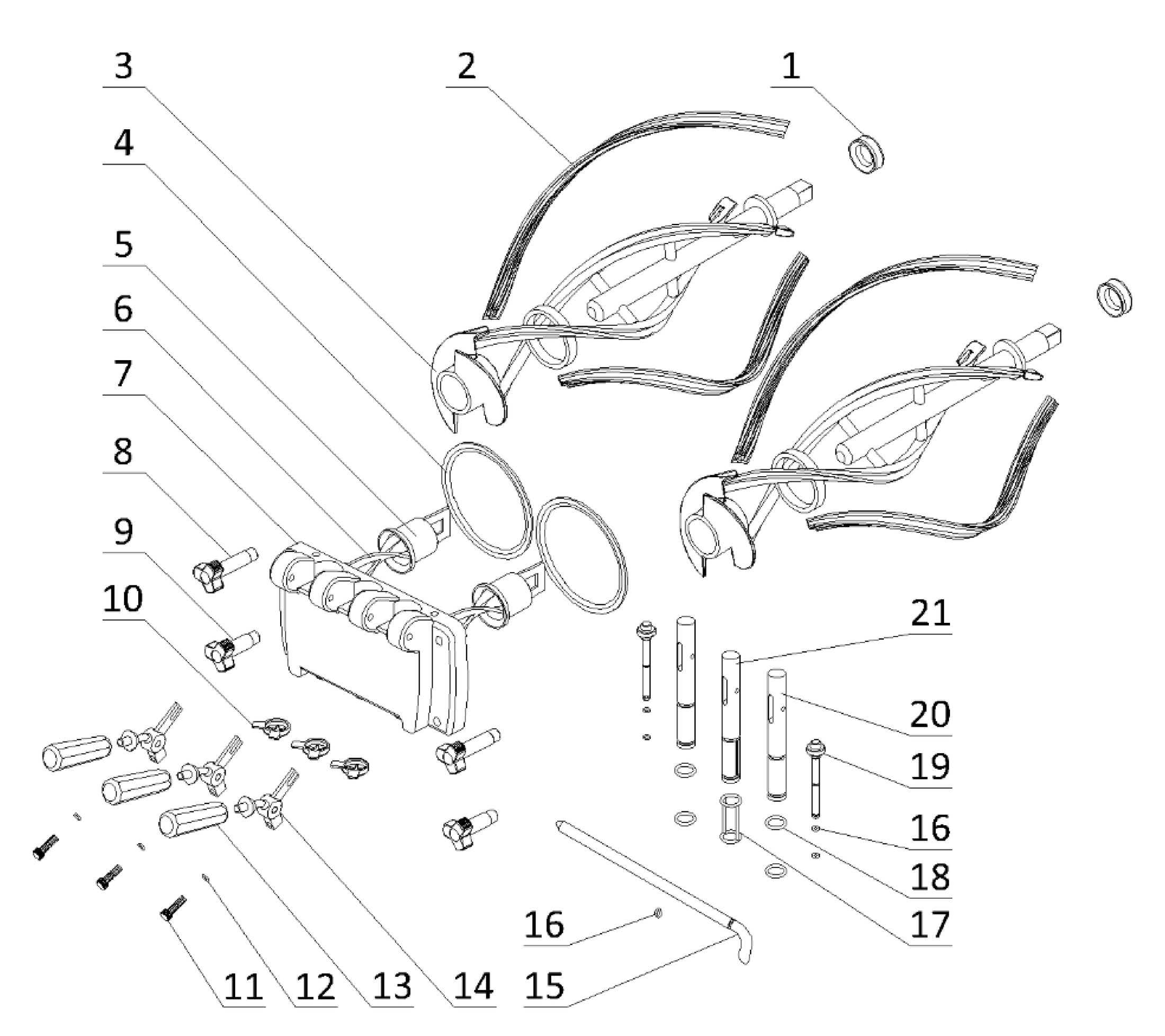 Dispensing Door & Beater schematic
