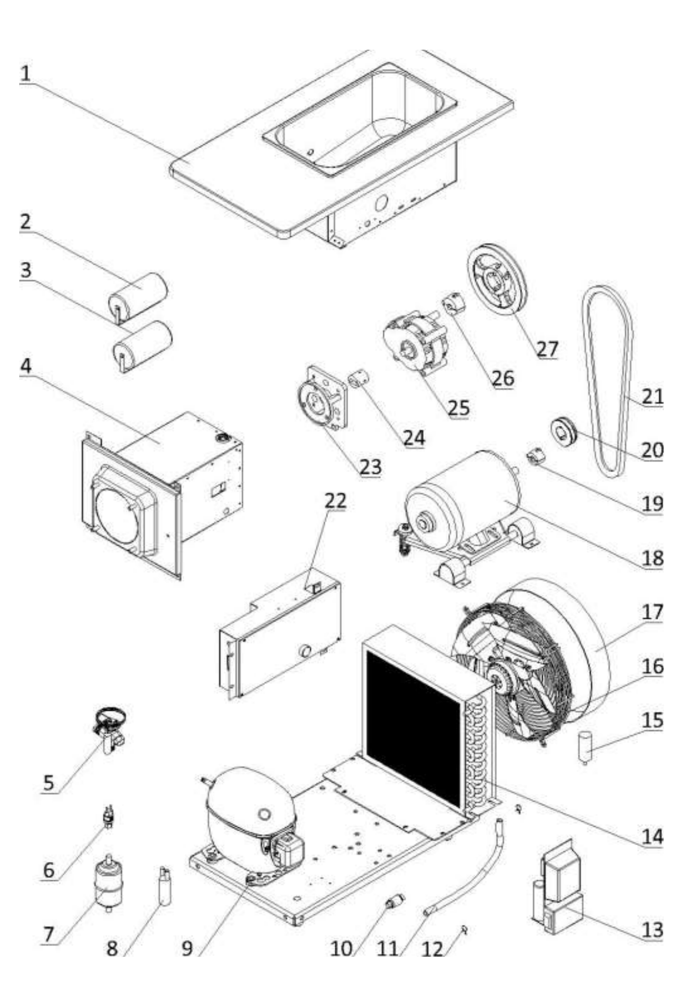 Internal Parts schematic