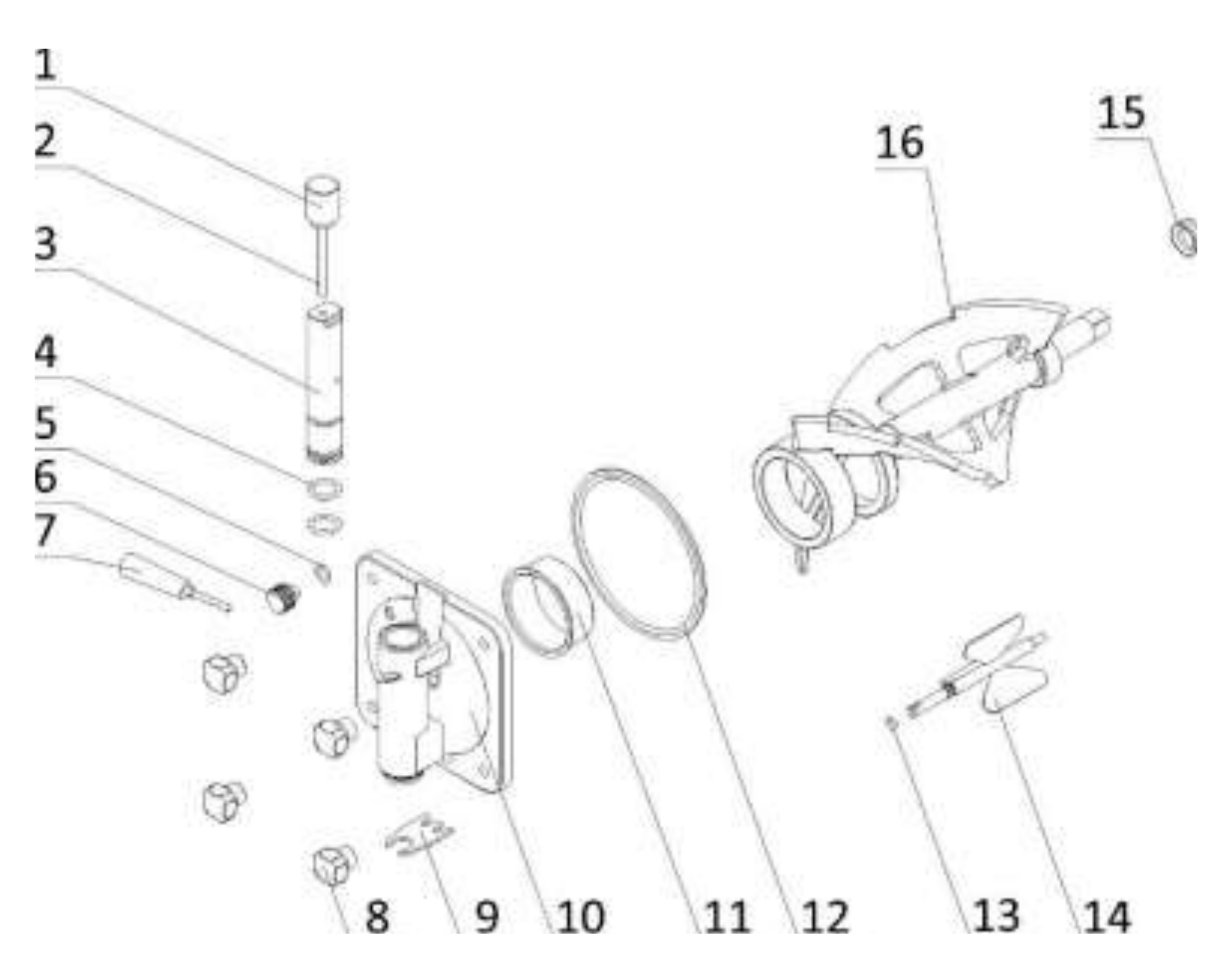 Dispensing Door & Beater schematic