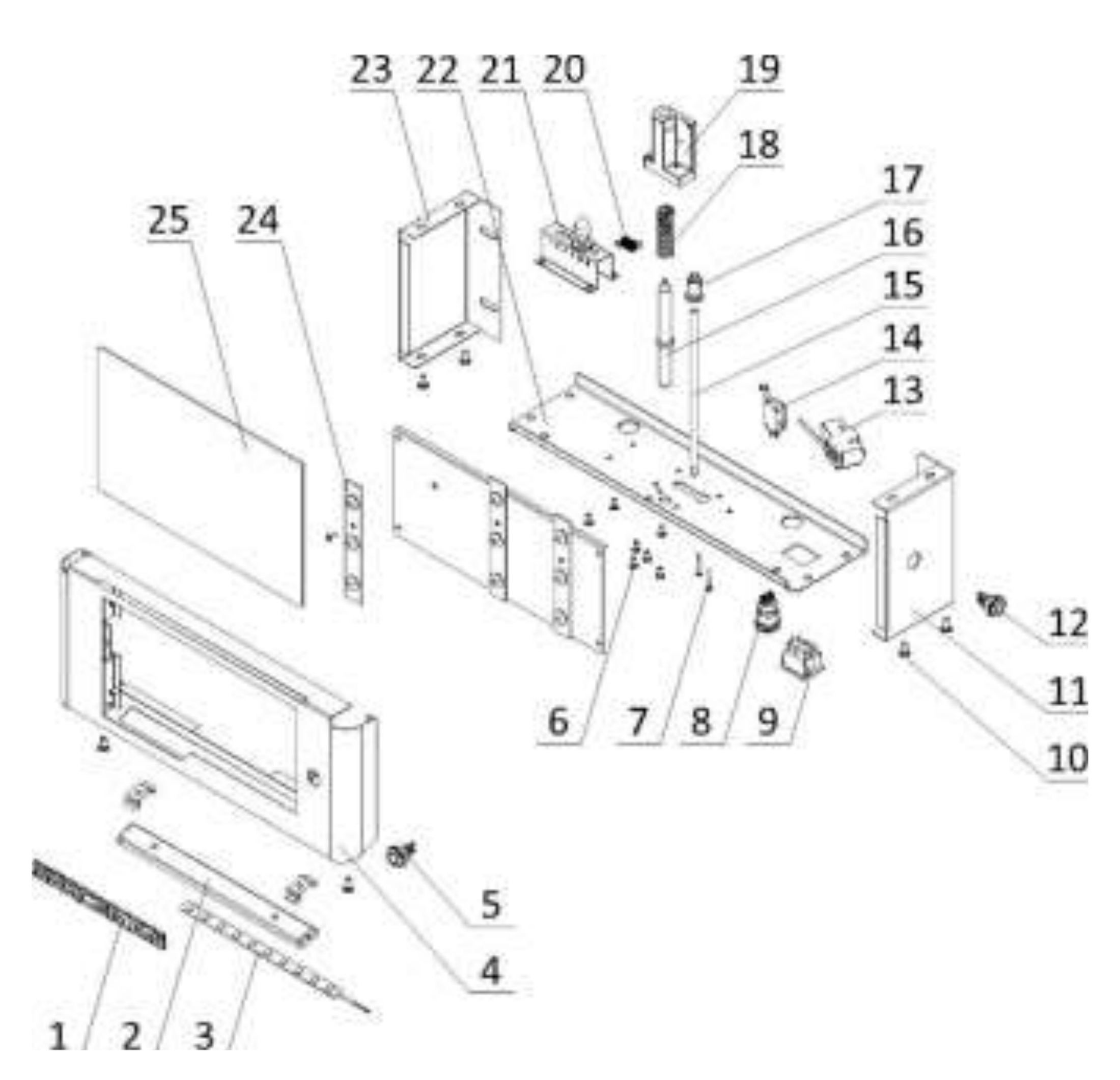Draw Switch & Control Panel schematic