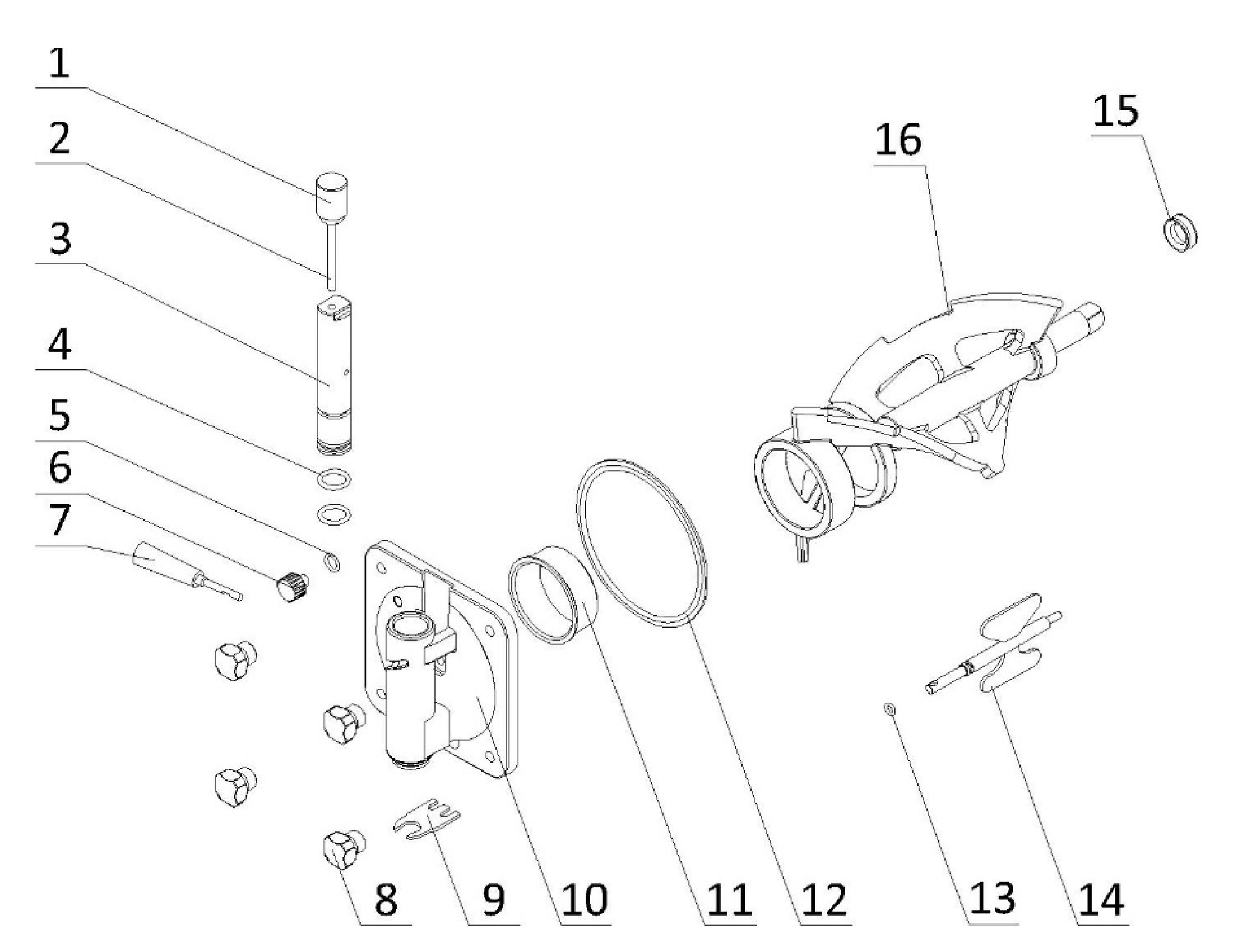Dispensing Door & Beater schematic
