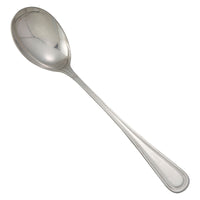 Winco 0030-23 11-1/2 Inch Solid Serving Spoon Stainless Steel Mirror Finish
