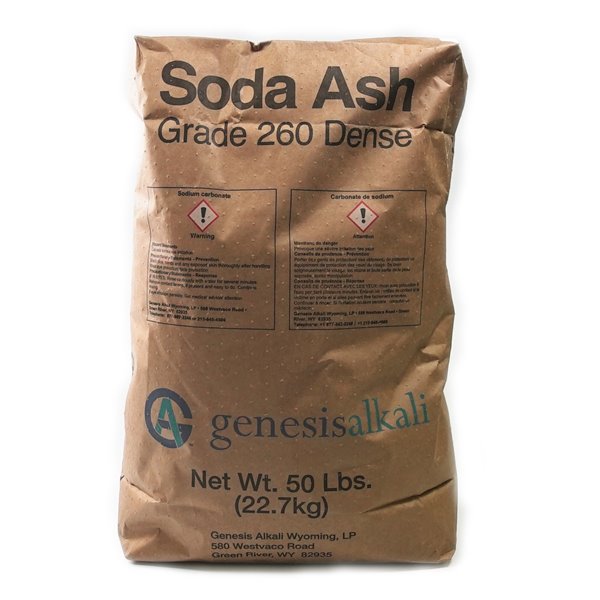 50lb Soda Ash Grade 260 Sodium carbonate (Na2CO3)