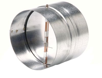 S&P - CAR100 - 4"/100MM steel backdraft damper