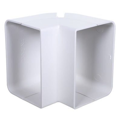 SpeediChannel 230-EIN4, ™ 90° Outside Elbow, 4 in, Line Set Cover Fitting, Ivory