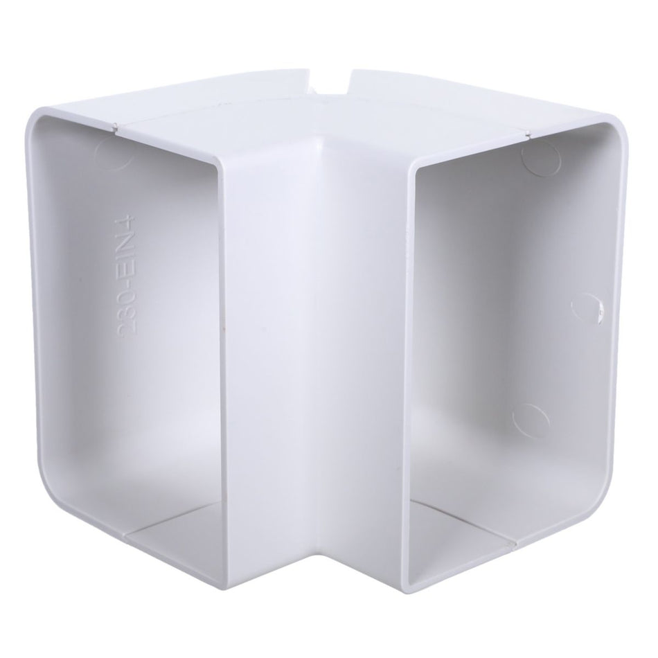 SpeediChannel 230-EIN4, ™ 90° Outside Elbow, 4 in, Line Set Cover Fitting, Ivory