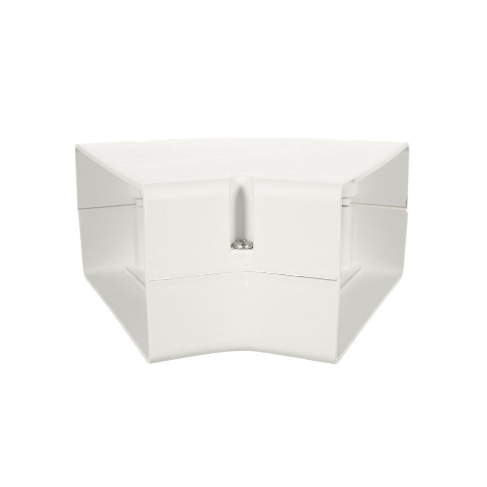 SpeediChannel 230-FB456, ™ 45° Flat Bend, 6 in, Line Set Cover Fitting, Ivory