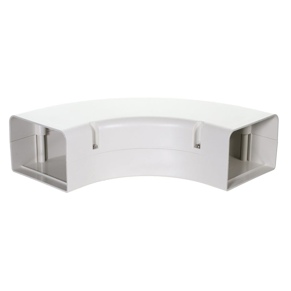 SpeediChannel 230-LFB4, ™ 90° Long Radius Bend, 4 in, Line Set Cover Fitting, Ivory