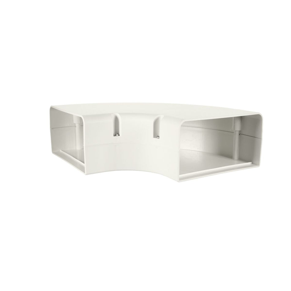 SpeediChannel 230-LFB6, ™ 90° Long Radius Bend, 6 in, Line Set Cover Fitting, Ivory