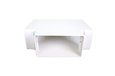 SpeediChannel 230-TJ6, ™ T-Joint, 6 in, Line Set Cover Fitting, Ivory