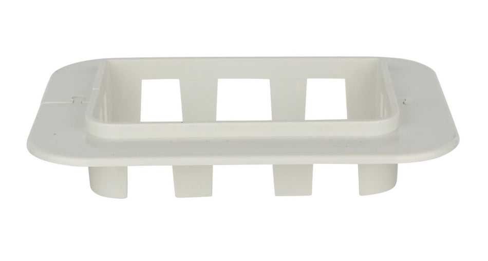 SpeediChannel 230-WR4, ™ Wall Escutcheon, 4 in, Line Set Cover Fitting, Ivory