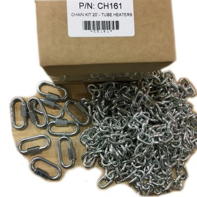 SRP - CH161 - Chain Kit, Tube Heaters includes 10 quick links, 20' 2/0 chain