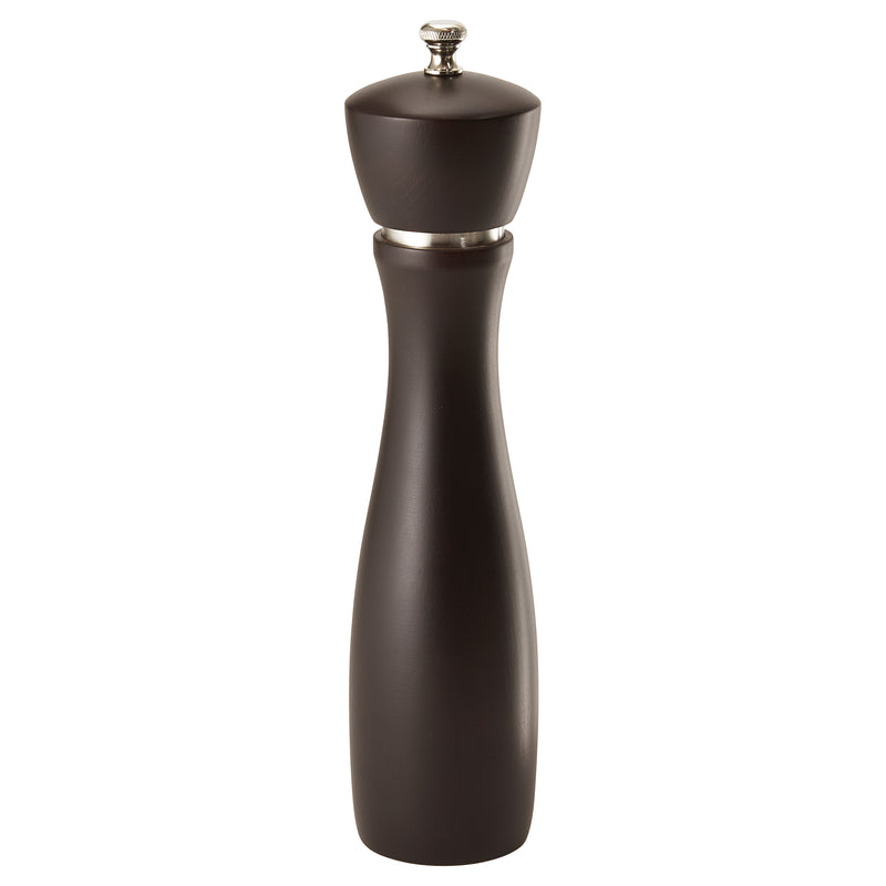 Winco WPM-10CD 10 Inch Manual Pepper Grinder with Carbon Steel and Beechwood