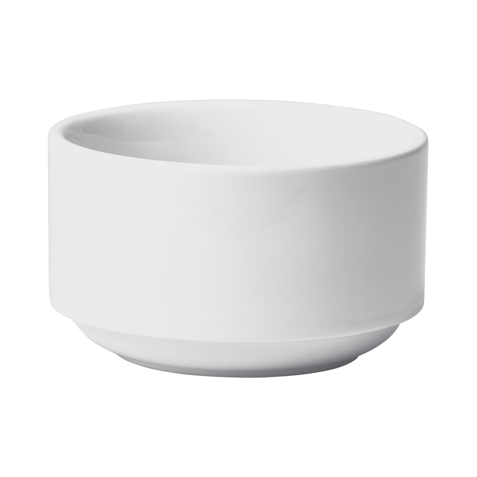 Winco BBC-12 Birkhall Stacking Bouillon Cup, 12 oz. White Porcelain, 36 Pieces/Case
