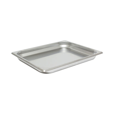 Thunder Group STPA2121 Steam Table Pan 1/2 Size Anti-jam 22 Gauge Stainless Steel