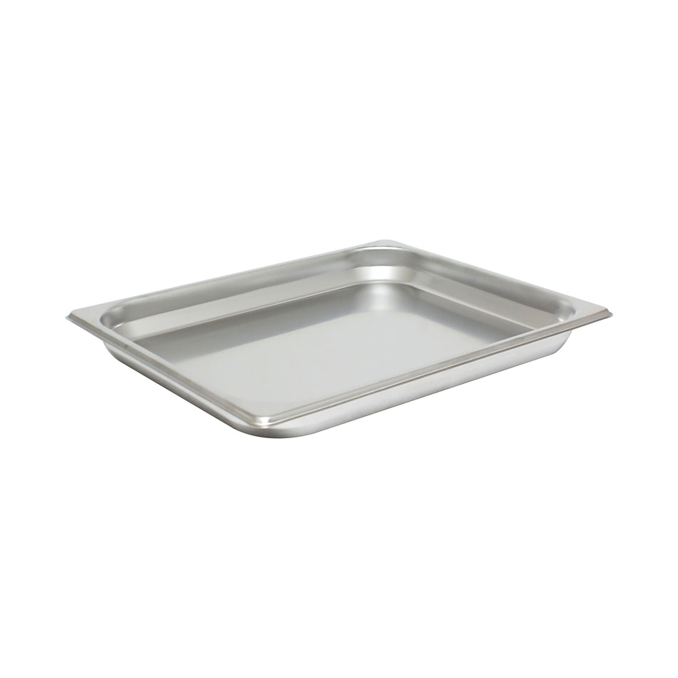 Half Size, 1-1/4" Deep, Anti-Jam, Heavy-Duty, Stainless Steel 18-8, 304 Material, True 24 Gauge, Dishwasher Safe, No Microwave, Oven Safe, NSF