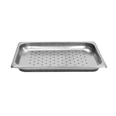 Thunder Group STPA3121PF 12 Inch Perforated Steam Table Pan Stainless Steel Anti-jam