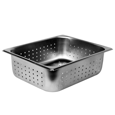 Thunder Group STPA3124PF 12 Inch Perforated Steam Table Pan 24 Gauge with Anti-Jam